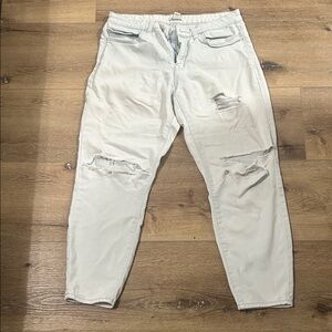 Forever 21 Light Blue Denim Jean Capris